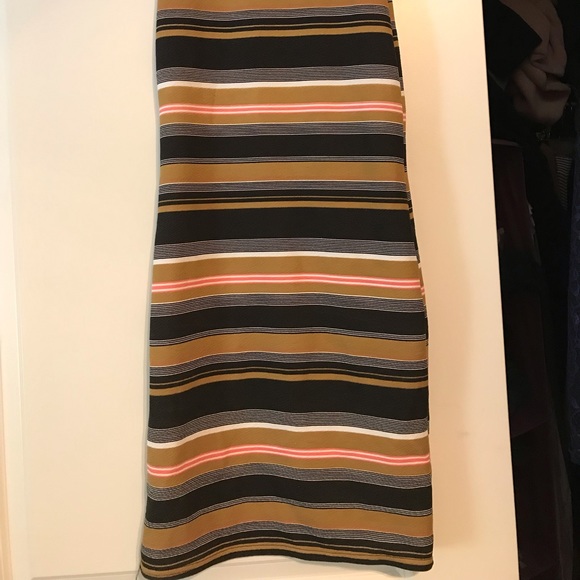 Ribbed striped turtleneck mini dress - Picture 2 of 2